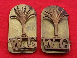 Pair Shoulder Titles - Welsh Guards