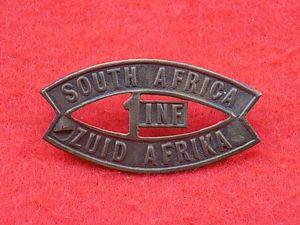 Shoulder Title - 1st Infantry South Africa