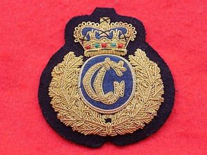 Bullion Cap badge - Coast Guard