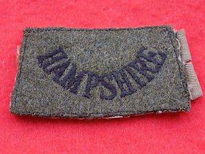 Slip on Shoulder Title - Hampshire Regiment