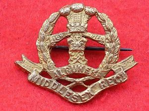Sweetheart Badge - Middlesex Regiment