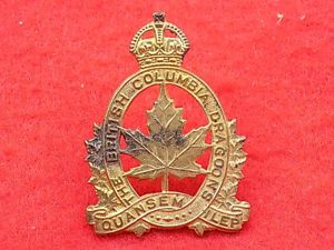 Cap Badge - The British Columbia Dragoons