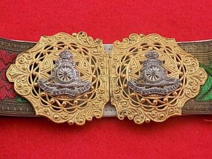 Levee Belt - Royal Artillery with Kings Crown