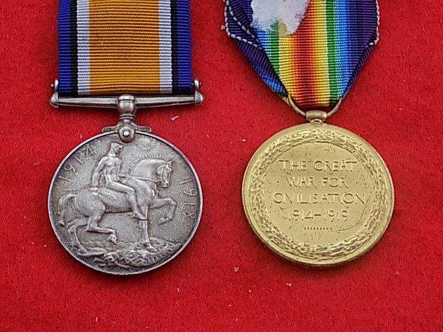 WW1 BWM/Vict Pair - Army Ordnance Corps — image 2