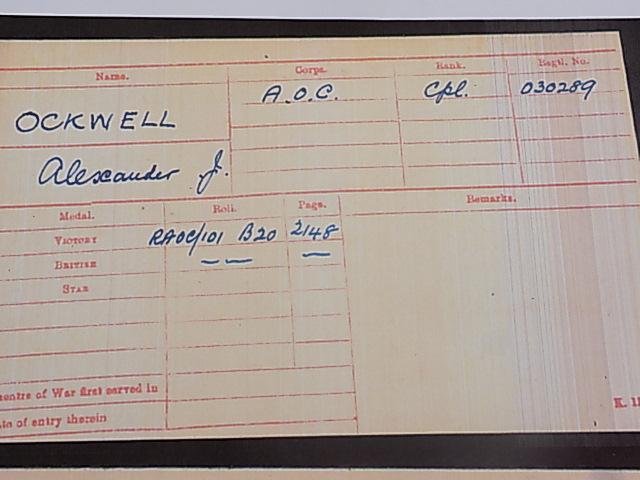 WW1 BWM/Vict Pair - Army Ordnance Corps — image 3