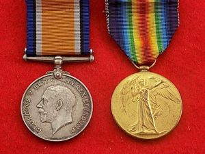 WW1 BWM/Vict Pair - Army Ordnance Corps