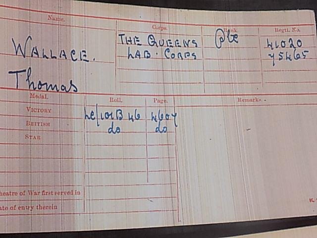 WW1 Victory Medal - The Queens Regiment — image 3