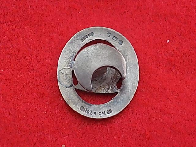 HM Silver Lapel Badge - National Reserve - London — image 2