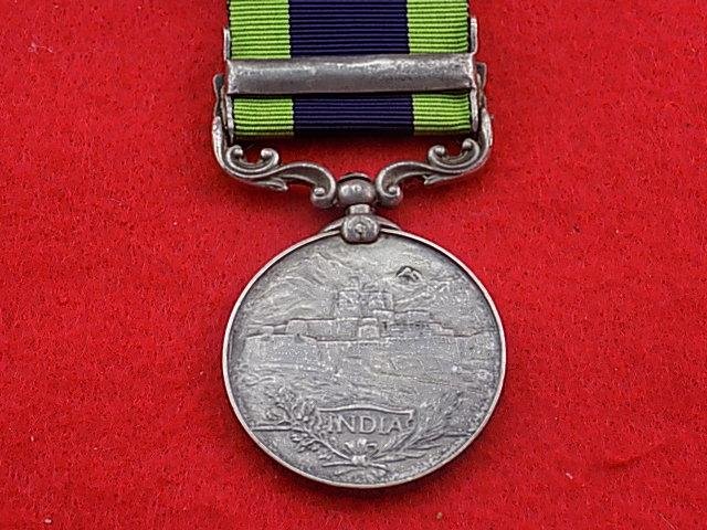 India GSM - Afghanistan NWF 1919 bar - Middlesex Regiment — image 2