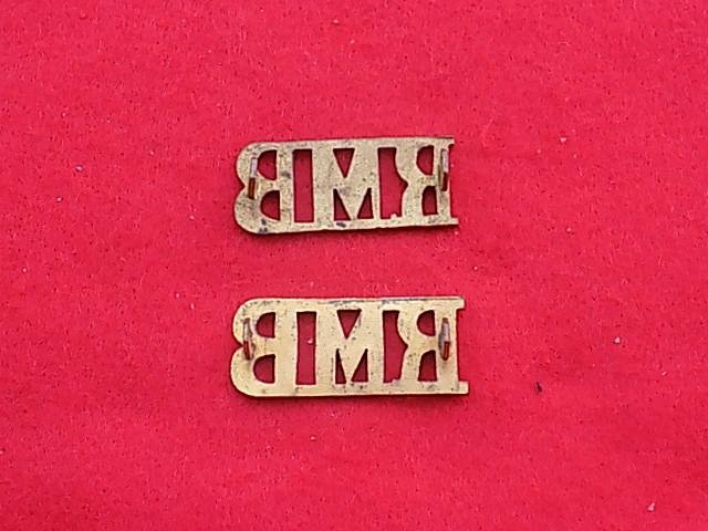 Pair Shoulder Titles - Royal Marine Band — image 2