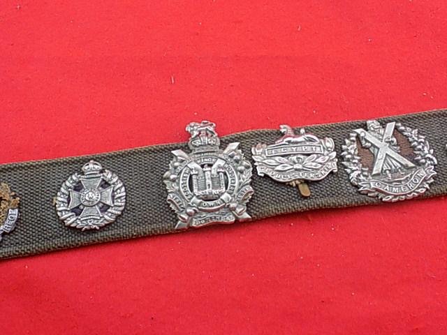 37 Pattern belt with 13 badges attached — image 3