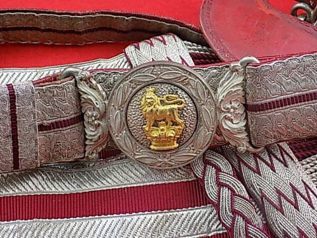 Victorian Volunteer Officers Sword Belt and Sash — image 2