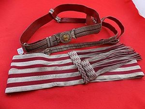 Victorian Volunteer Officers Sword Belt and Sash