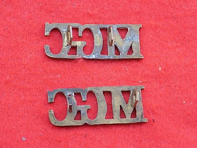 Pair Shoulder Titles - M G C — image 2