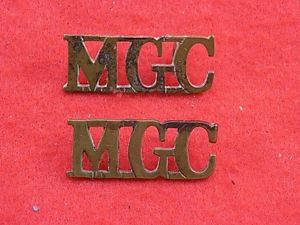 Pair Shoulder Titles - M G C