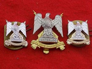 Cap badge & Pair Collars - Royal Scots Dragoon Guards