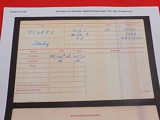 WW1 BWM/Vict Pair - Machine Gun Corps — image 3