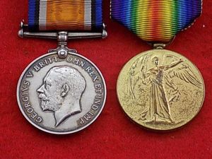 WW1 BWM/Vict Pair - Machine Gun Corps