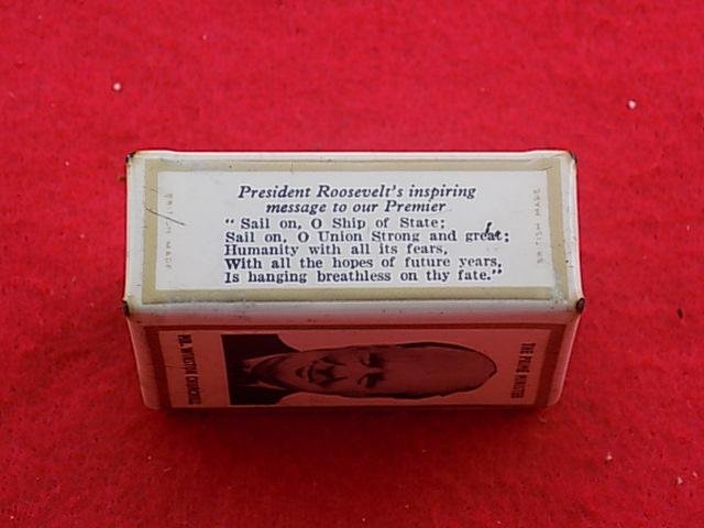 The Prime Minister, Mr Winston Churchill - Matchbox Cover — image 3