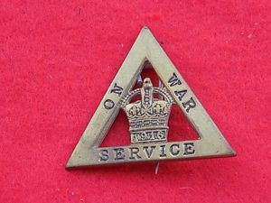 WW1 Pin Badge - On War Service 1916