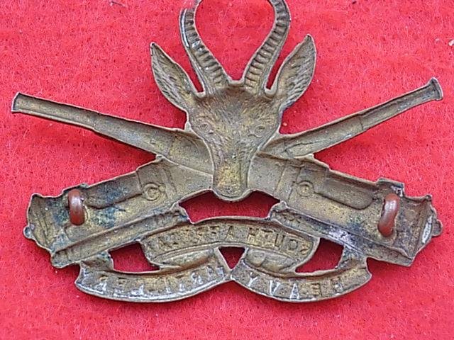 Cap badge - South African Heavy Artillery — image 2