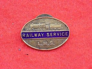 Lapel Badge - Railway Service - L.M.S.