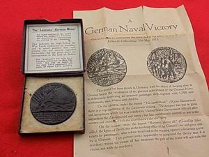 Boxed RMS Lusitania Medal (British Copy)