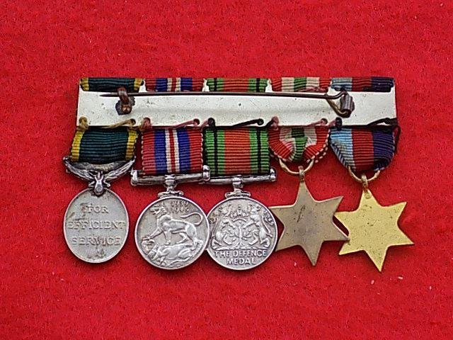 WW11 - Group of Miniature Medals — image 2