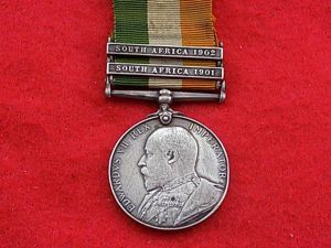 Kings South Africa Medal - Royal Garrison Artillery