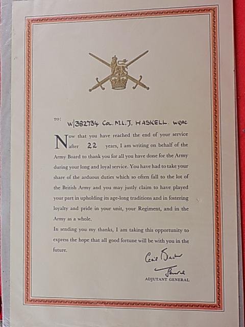 LSGC Medal bar Regular Army - WRAC — image 3