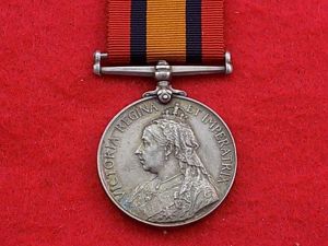 Queens South Africa Medal no Bars - Cape Town Railways