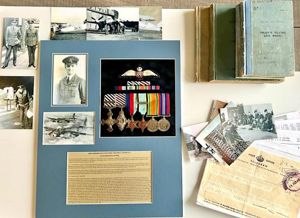 WW2 RAF TRIPLE AWARD GROUP TO MOSQUITO PILOT WING COMMANDER …