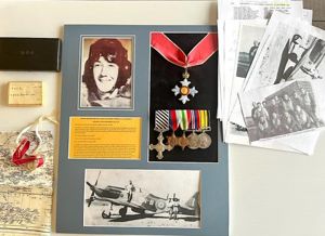 WW2 RAF CBE & DFC GROUP TO SPITFIRE/MUSTANG PILOT FT. …