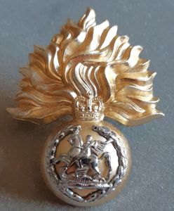BRITISH - The Royal Regiment of Fusiliers Anodised Hat Badge …