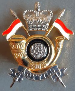 BRITISH - King's Own Yorkshire Yeomanry (Light Infantry) Coloured Chrome …