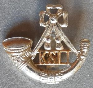 BRITISH - The King's Shropshire Light Infantry Anodised Hat Badge …