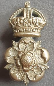 BRITISH - The Queen's Own Yorkshire Dragoons Cast White Metal …