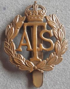 BRITISH - Auxiliary Territorial Service (ATS) K/C Gilding Metal Hat …