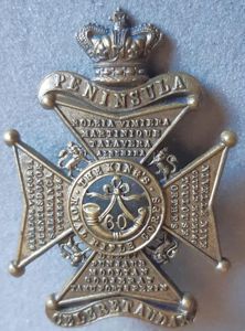 BRITISH – King's Royal Rifle Corps 60th Foot Glengarry Badge …
