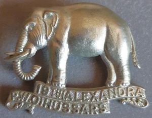 BRITISH - 19th (Queen Alexandra's Own Royal Hussars White Metal …