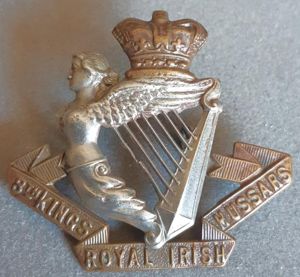 BRITISH - 8th King's Royal Irish Hussars QVC Bi-Metal Hat …