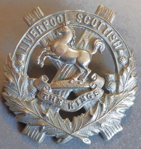 BRITISH - Liverpool Scottish (10th Battalion King's Liverpool Regiment) White …