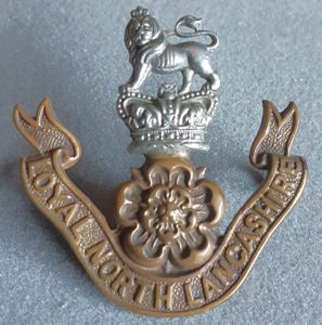 BRITISH - The Royal North Lancashire Regiment - Bi-Metal QVC …