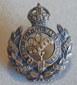 BRITISH The Queen's Own Dorsetshire Yeomanry (Hussars) Bronze Hat Badge …