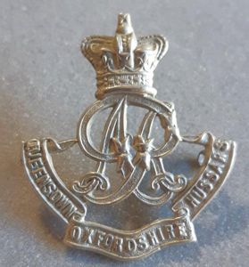 BRITISH The Queen's Own Oxfordshire (Yeomanry) Hussars QVC W/M Hat …