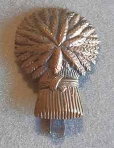 BRITISH The Lothian's & Border (Yeomanry) Horse Gilding Metal Hat …