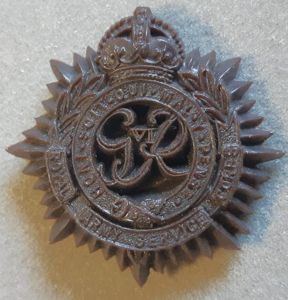 BRITISH WW2 Plastic Hat Badge - Royal Army Service Corps …