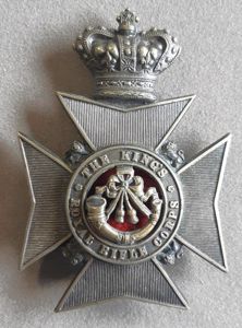 BRITISH QVC The King's Royal Rifle Corps Militia Silver Helmet …