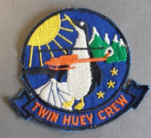 UNITED STATES COASTGUARD 'TWIN HUEY CREW” Embroidered Patch