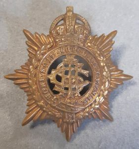 INDIAN Army Service Corps Brass Hat Badge (Pre 1952)